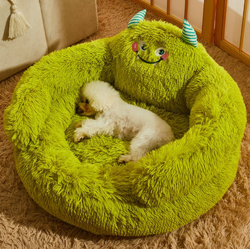 Super Fluffy Cat Bed | Modern Cute Monster Bed for Cats