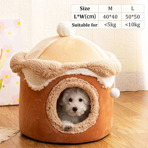 Ice Cream Pet Nest | Warm Winter House | Princess Cat House