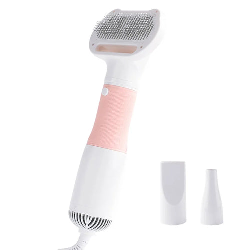 3-In-1 Pet Quiet Dryer and Comb | Pet Dog Hair Dryer Brush