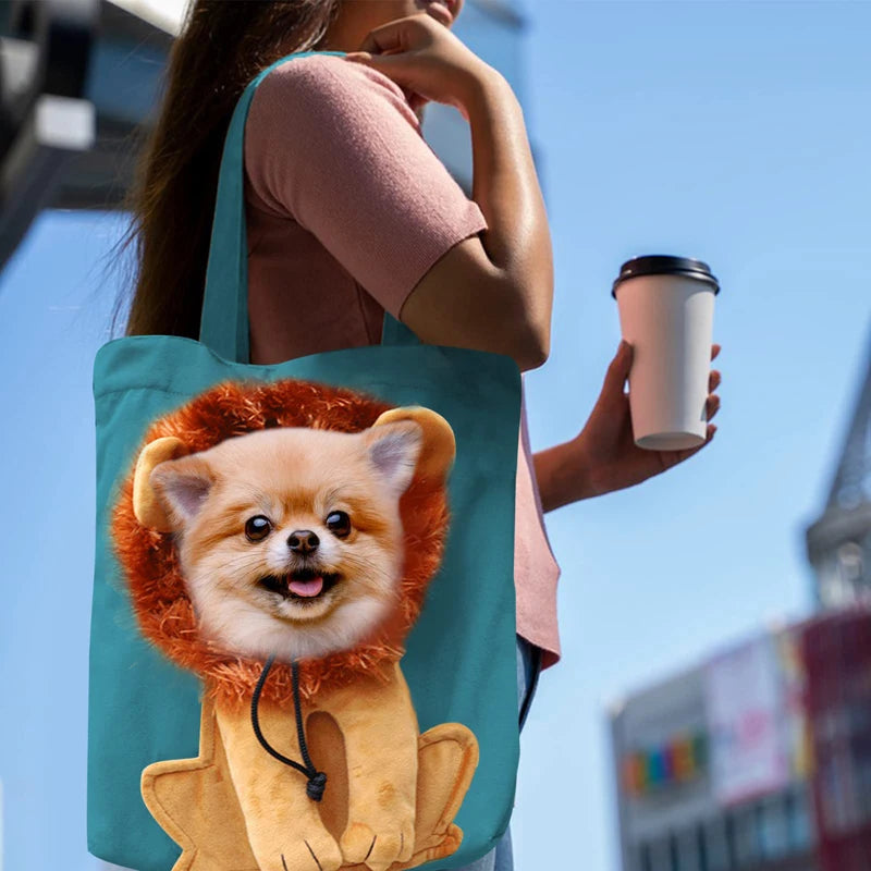 Cute Lion Design Pet Carrier Bag | Pet Cat Carrier Bags