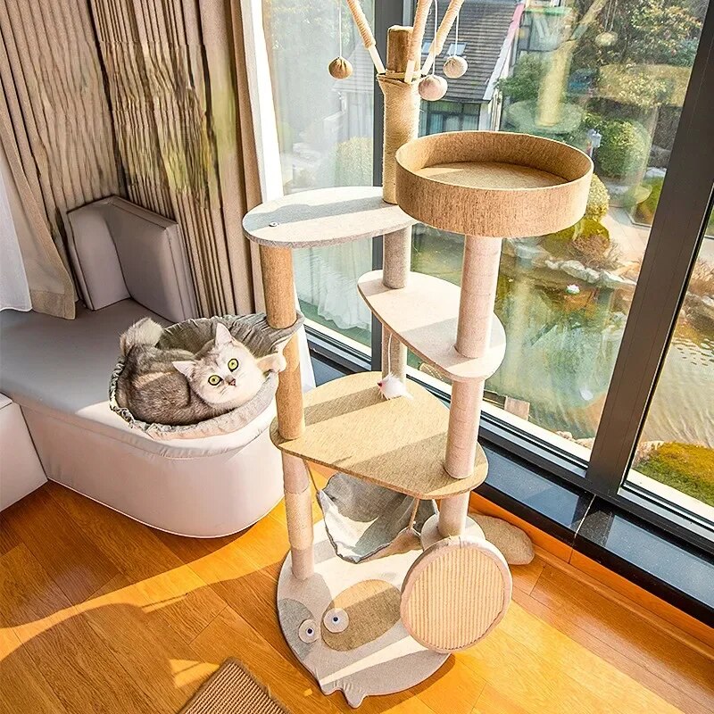 All-in-One Cat Climbing Frame