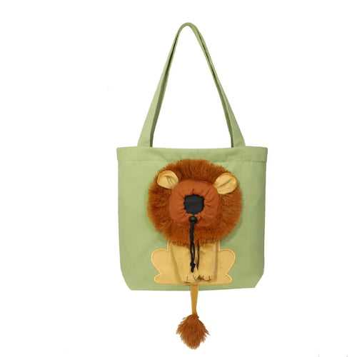 Cute Lion Design Pet Carrier Bag | Pet Cat Carrier Bags