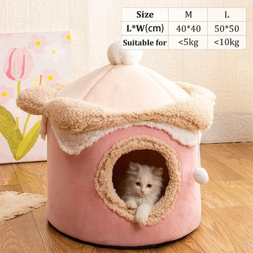 Ice Cream Pet Nest | Warm Winter House | Princess Cat House