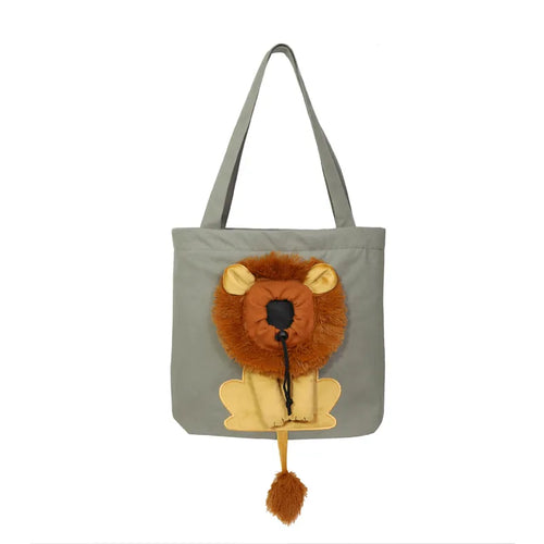 Cute Lion Design Pet Carrier Bag | Pet Cat Carrier Bags