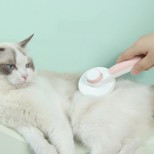 Self Cleaning Slicker Brush for Cat Removes Undercoat Tangled - BaconPaw