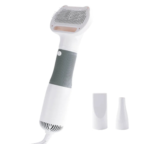 3-In-1 Pet Quiet Dryer and Comb | Pet Dog Hair Dryer Brush