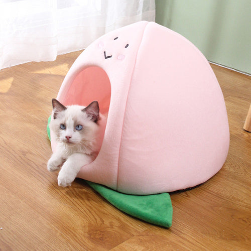 Animal Shape Pet House | Cute Cartoon Pet Bed Cat Dog Nest