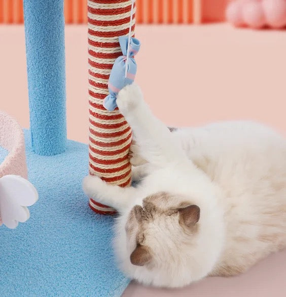 Pink Lollipop Cat Tree 