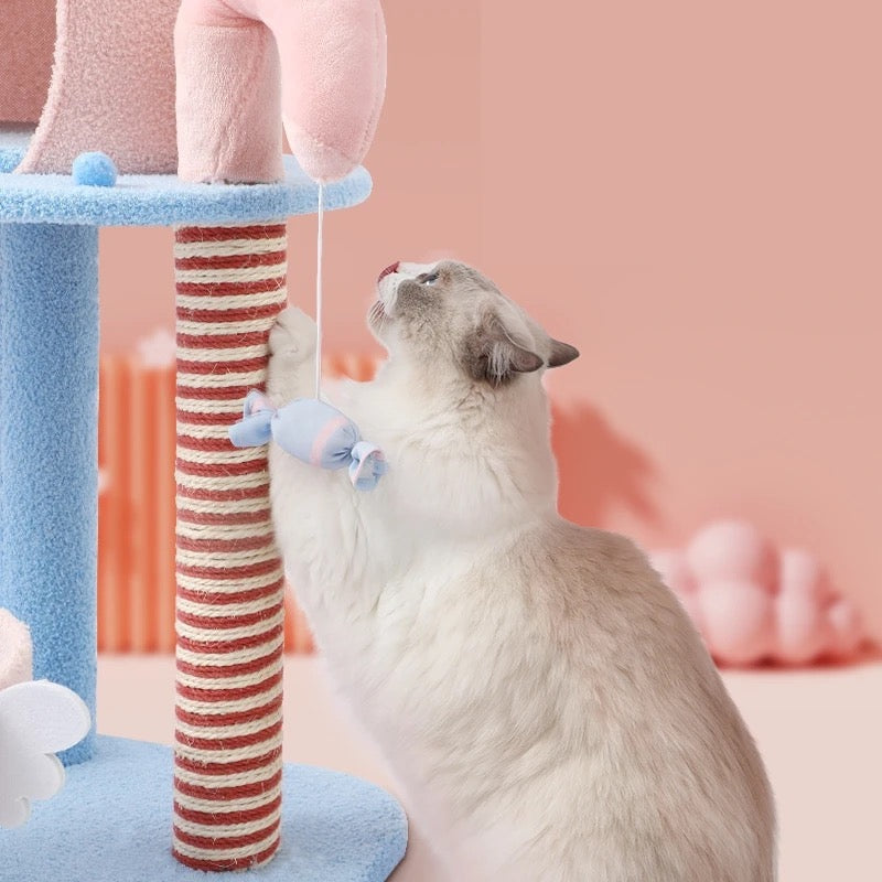 Pink Lollipop Cat Tree 