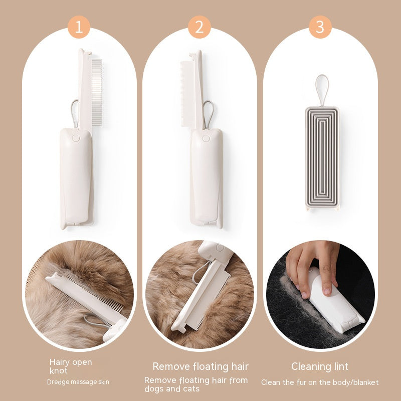 Pet Hair Removal Brush | Cat Grooming Brush