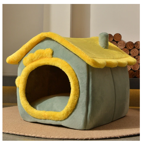 Foldable Dog House | Nest Warm Enclosed Cave Sofa