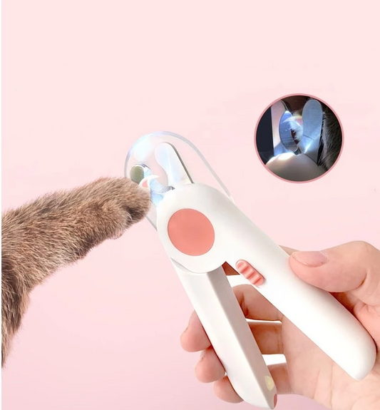 Pet Nail Scissors LED Cat Nail Clipper Trimmer - BaconPaw