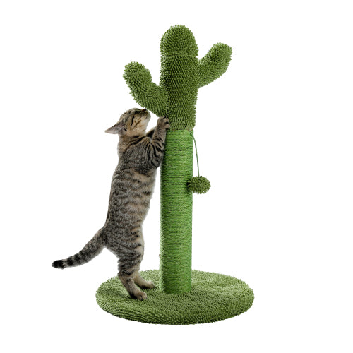 Cactus Cat Scratching Post with Natural Sisal Rope - BaconPaw