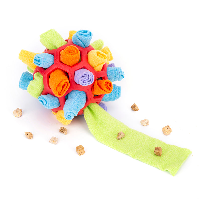 Pet Dog Sniff & Snack Puzzle Ball | Interactive Dog Puzzle Toys